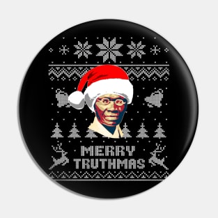 Sojourner Truth Merry Truthmas Funny Christmas Pin