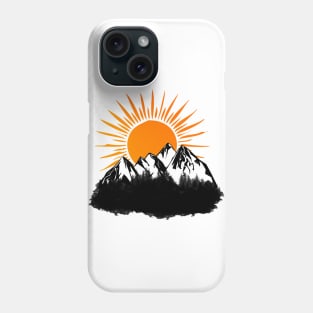 mountain day Phone Case