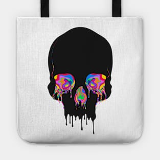 Psychedelic Skull Tote