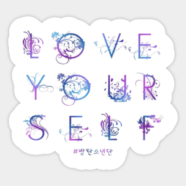 Bts Love Your Self Bts Sticker Teepublic Au