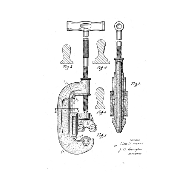 VINTAGE PATENT DRAWING by skstring