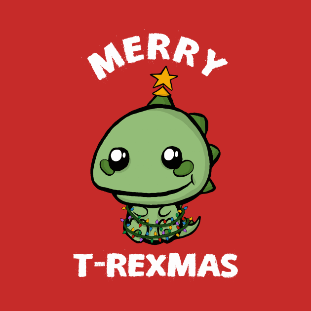 Merry T-Rexmas! - cute funny christmas design by toruandmidori