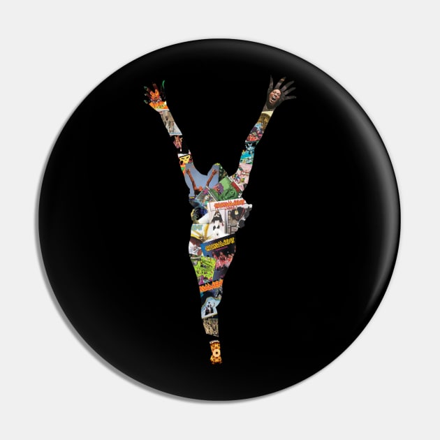 Parliament Funkadelic Album Art Collage Pin by BantechShop