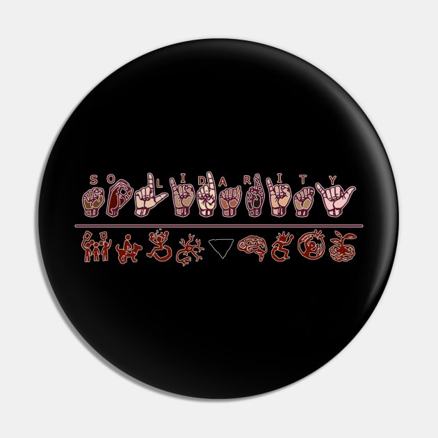 Pin of solidarity hotsell