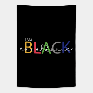 I am black excellence Tapestry