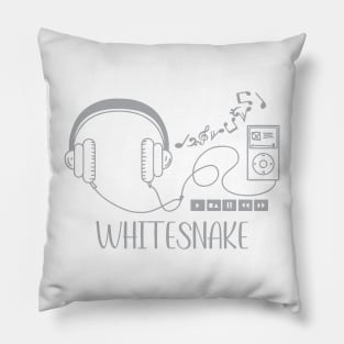 Whitesnake Pillow