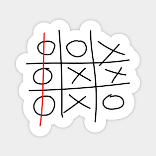 Tic Tac Toe Magnet