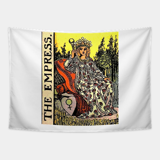 The Empress Tarot Card Tapestry by AbundanceSeed