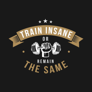 Train insane or remain the same T-Shirt