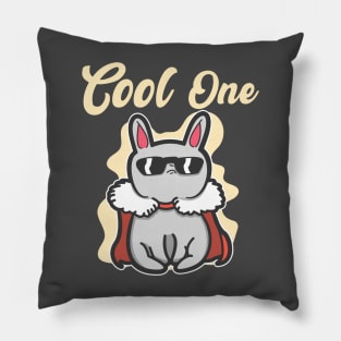 cool bunny Pillow