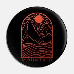 abstract mountain Pin