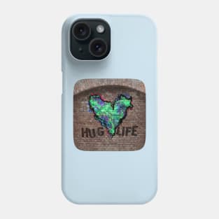 Hug Life - Green Graffiti Phone Case