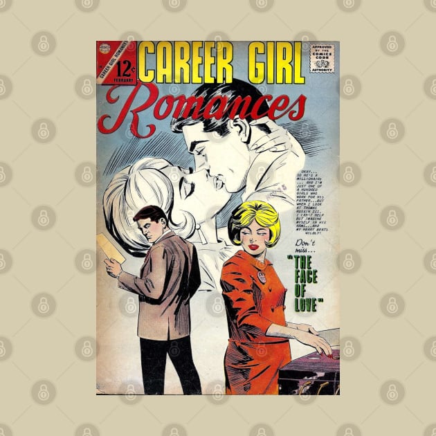 Vintage Romance Comic Book Cover - Career Girl Romances by Slightly Unhinged