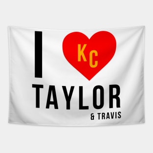 I love taylor and Travis | KC Chiefs | Superbowl Champions Tapestry