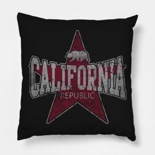 Vintage California Star Pillow