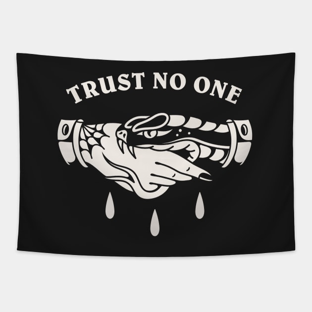 Trust no one Tapestry by Inkshit13