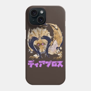 Monster Hunter Rise Diablos Kanji Icon Phone Case