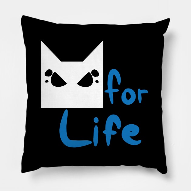 Darktail's Kin for Life Pillow by Salamenca