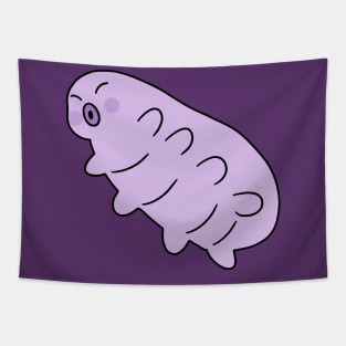 Purple Waterbear Tapestry