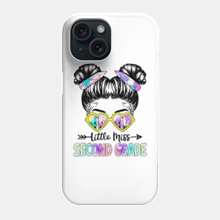 Little Miss Second Grade Girls Back To School Shirt Daughter Phone Case