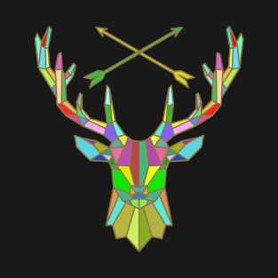 Deer - Deer And Crossed Arrows T-Shirt