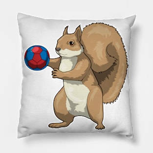 Squirrel Handball player Handball Pillow