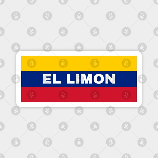 El Limon City in Venezuelan Flag Colors Magnet by aybe7elf