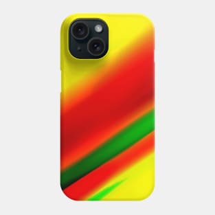 red yellow green abstract texture Phone Case