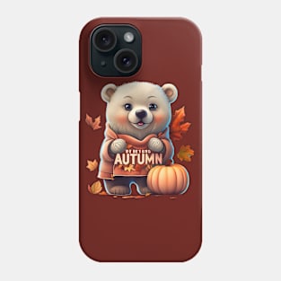 polar bear, autumn style Phone Case