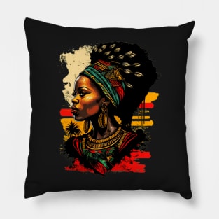 African Print Design Pillow