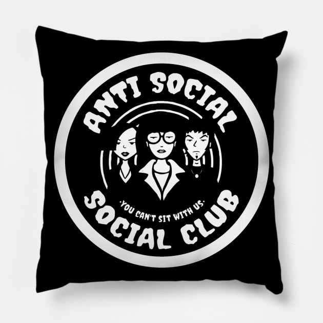 ANTI SOCIAL CLUB Pillow by Saint Maxima