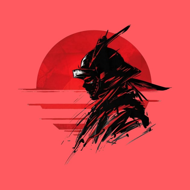 SAMURAI WARRIOR ART by CH - B