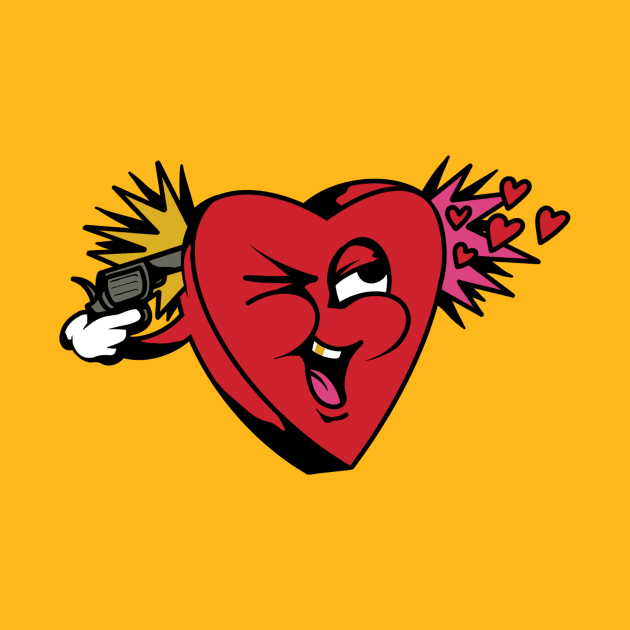 BLEEDING HEART ART TEES by Binge-Watchers Podcast