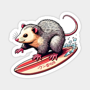 Possum surfer Magnet