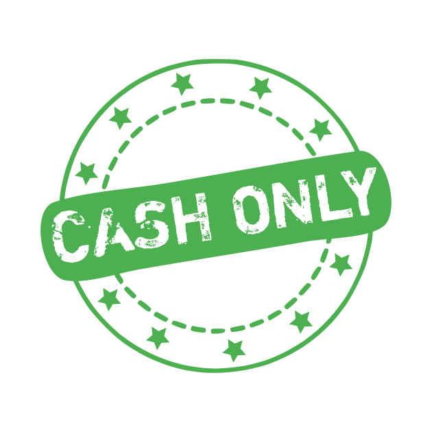 Cash Only Stamp Icon by Designso