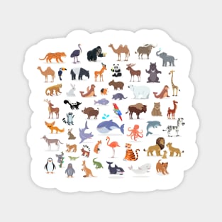 Animal Portrait Collection Magnet