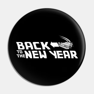 Back to the New Year (Back to the Future) Pin