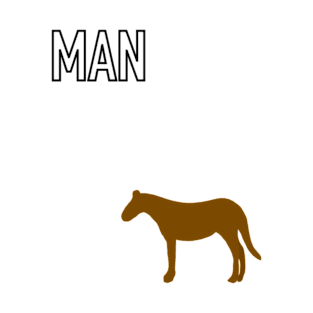 Man Horse T-Shirt