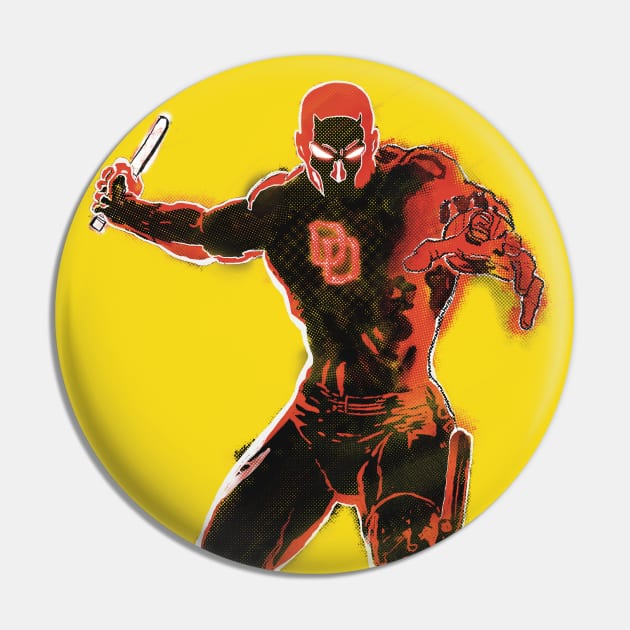 The Dude Without Fear Pin by CaptainOceanSkydive