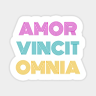 Amor Vincit Omnia - Love Conquers All Magnet