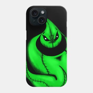 spooky ghost in radioactive suit ecopop Phone Case