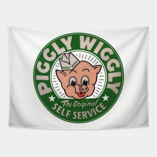 GREEN PIGGLY WIGLY SELF SERVICE Tapestry