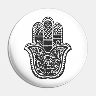 Hamsa Hand amulet. Hand of Fatima Pin