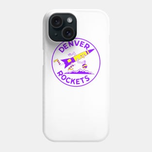 Vintage Denver Rockets Basketball 1967 Phone Case