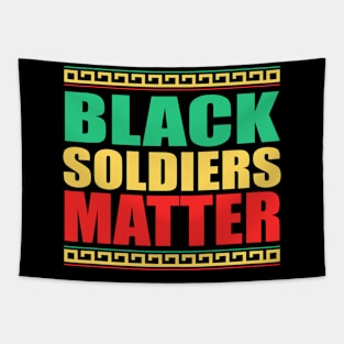 Black Soldiers Matter- Black History Month- Black Lives Matter Tapestry