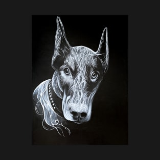 Doberman Spiritual Art T-Shirt