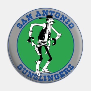 San Antonio Gunslingers Pin