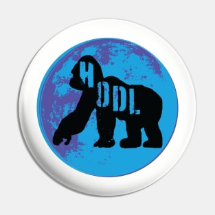 Blue Moon HODL Ape Super Moon Ape  Version Pin