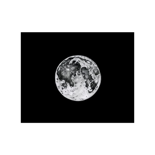 Full Moon Lunar Phase by NewburyBoutique