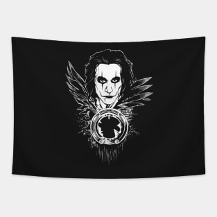 Crow Face v.2 Tapestry